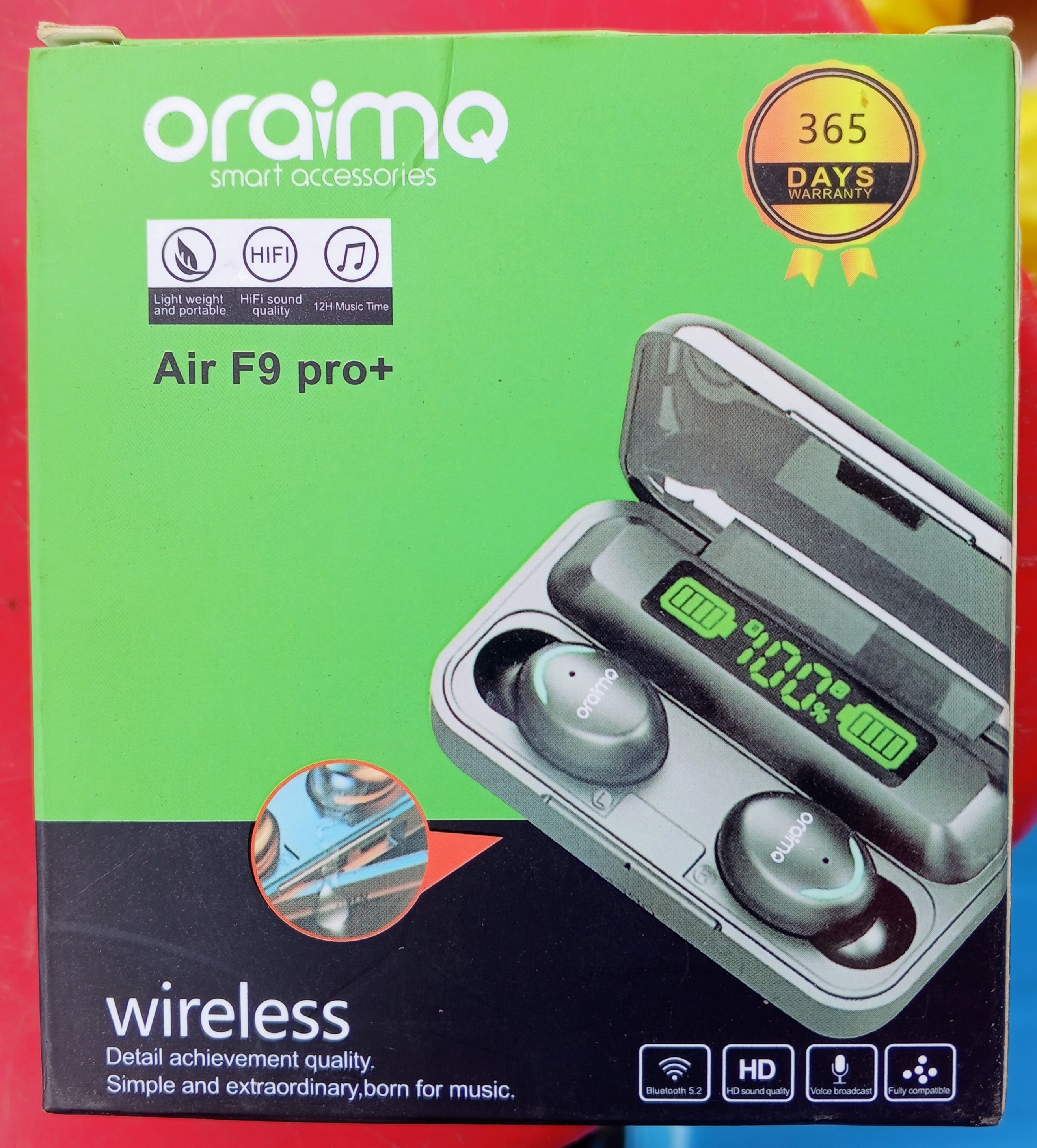 Oraimo pods, Air F9